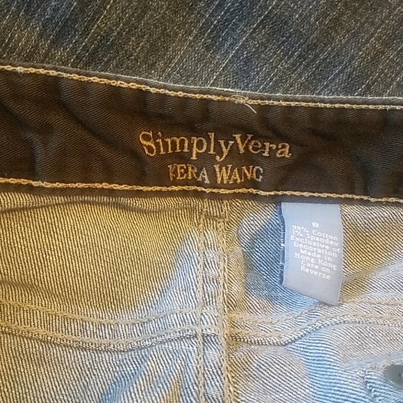 Simple Vera Vera Wang blue jeans - Picture 4 of 6